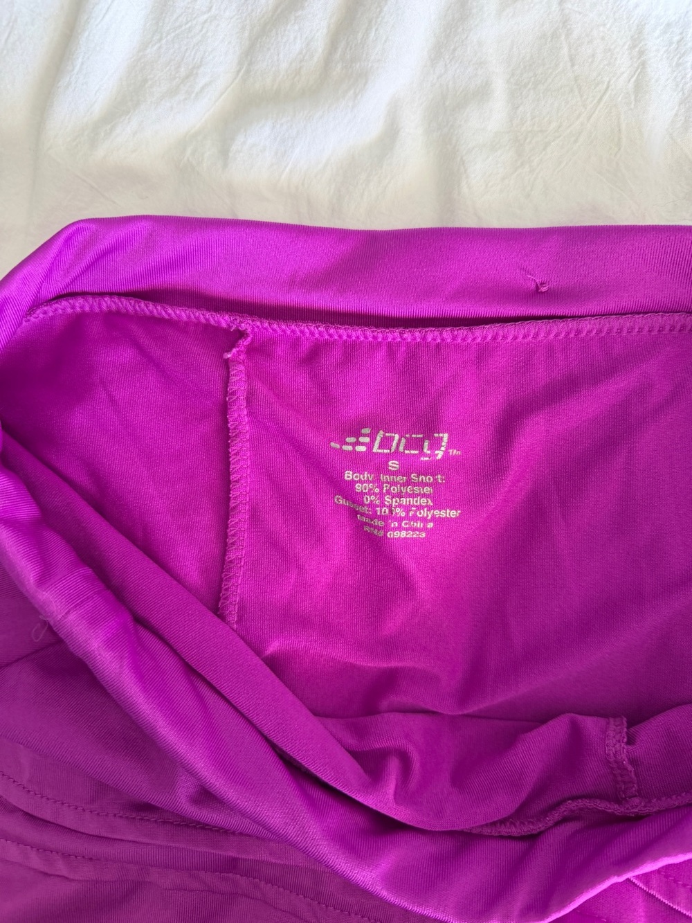 BCG tennis skort magenta pink mini skirt short pace athletic sport mid rise - Picture 4 of 4